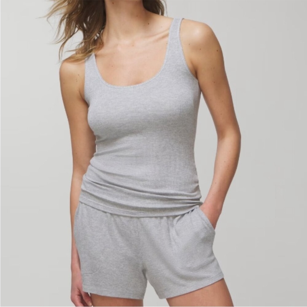 SOMA cool nights grey tank top only NWT